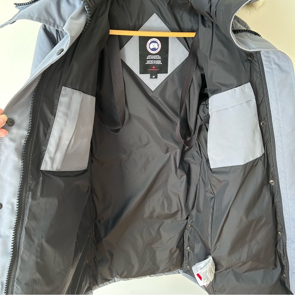 Canada Goose Grey Shelburne Parka with Fur Hood - Picture 7 of 8